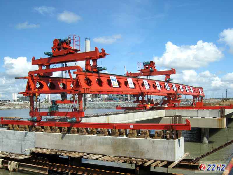 HZQ Series Bridge Erecting Crane with Carrying and Erection-3